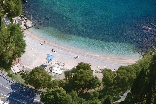 Ferienwohnung mit beheiztem Pool Kroatien Herbst und Winter Lovran Exterior foto